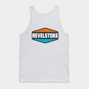 Skiing Revelstoke Canada Ski Tank Top